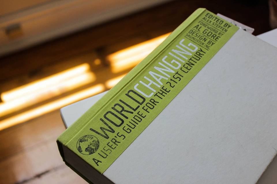 Book cover: "World Changing, a user's guide for the 21st century"