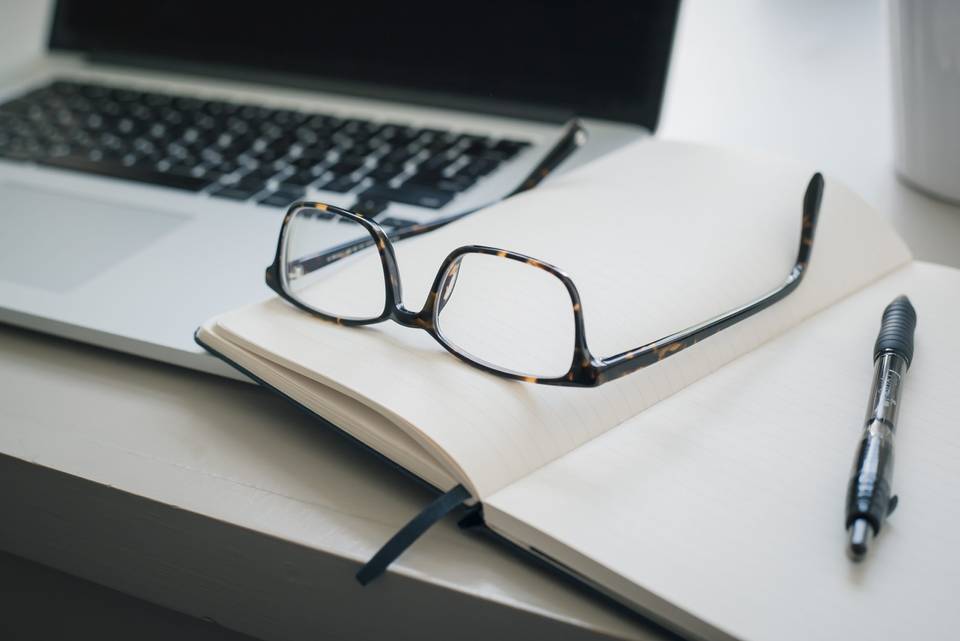 Writing a blog starts with a blank page